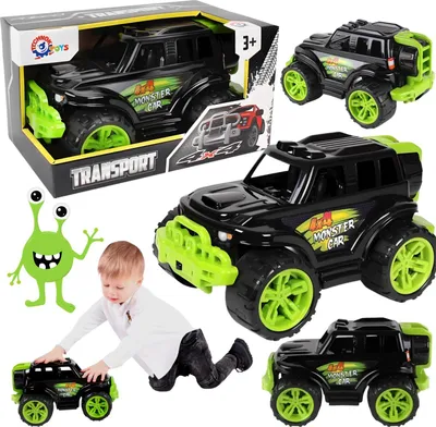 Produktbild von Monster-Geländewagen Mit Breiten Rädern Spielzeugfahrzeug Für Kinder 5439
