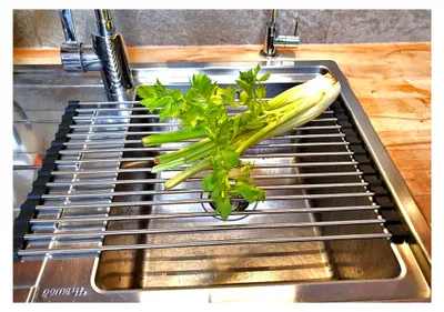 Produktbild von Abtropfgitter aus Edelstahl für Spülbecken