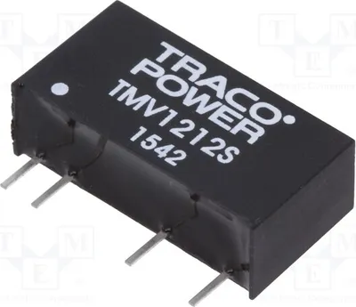 Obrázek produktu pro 1x Měnič: DC/DC, Výstupní proud: 80mA, Typ: 1212S, DC/DC měnič, 1W, Vstupní napětí: 10,8÷13,2V