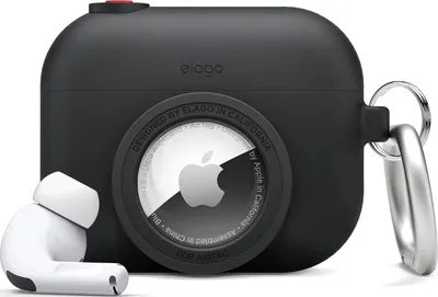 Produktbild von Elago Snapshot Case für AirPods Pro / AirTag Schwarz