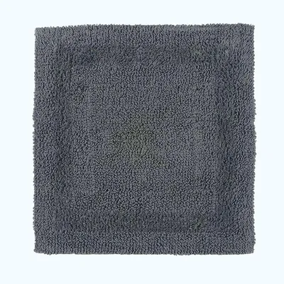 Produktbild von Duschmatte - Badezimmerteppich - Komfort für das Badezimmer - Wendbares Design - 50 x 50 cm - Grau