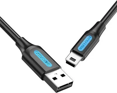 Zdjęcie produktu dla Vention COMBF, 1 m, USB A, Mini-USB B, USB 2.0, 0,48 Gbit/s, Czarny