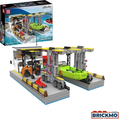 Image de Usine de réparation navale Mould King Dock 10142