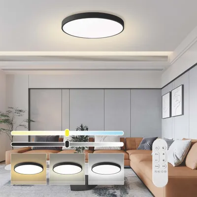 Obrázek produktu pro Immax NEO LITE SEMPLICI Smart stropní svítidlo Tuya WiFi  BEACON, 80cm, 96W, 6912lm, černé