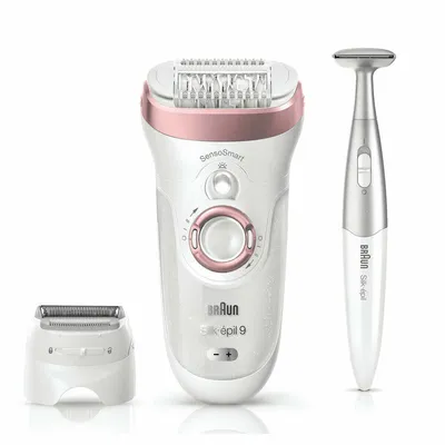 Produktbild von Braun Silk-épil 9 Beauty-Set Epilierer Damen Haarentfernung Aufsätze Rasierer (114,32)