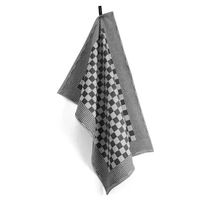 Produktbild von Byrklund Geschirrhandtuch Clean & Tidy Schwarz - 6x 50x70 cm