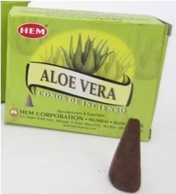 Produktbild von Hem Wierook Aloe Vera Kegels - 10 kegels