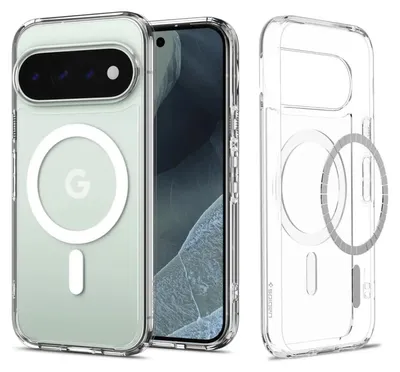 Produktbild von Spigen Ultra Hybrid (Mag Fit), Cover, Google, Pixel 11 Pro, 16 cm (6.3"), Transparent, Weiß