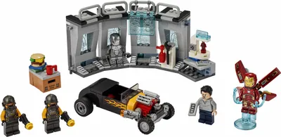 Zdjęcie produktu dla LEGO Marvel Super Heroes Marvel Avengers Iron Man Armory Set, Zestaw do budowania, 4 lat(a), Plastik, 45 szt., 355 g