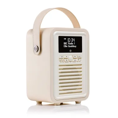 Produktbild von View Quest Retro Mini Radio DAB/DAB+/Bt Inkl. Powerbank, Beige