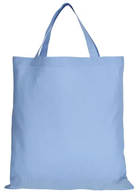 Produktbild von 10er Pack Baumwolltasche - 28 Farben | mit zwei kurzen Henkeln | 38x42cm