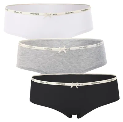 Produktbild von Celodoro Damen Panties Lady (3er Pack), Hipster Panty mit dezentem Webgummi - Classic Mix XL