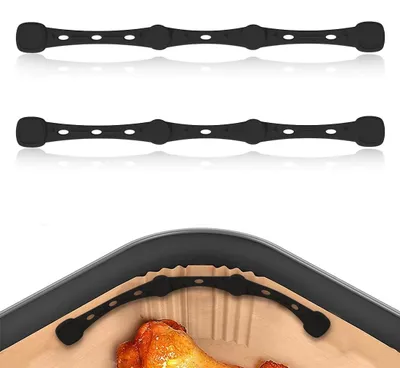 2 Magnete für Heißluftfritteuse, Silikon, 17,5 cm, wiederverwendbar
