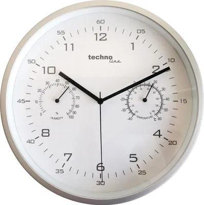 Immagine prodotto di Technoline WT653 Orologio da parete al quarzo | Ø 25 cm | cornice in plastica