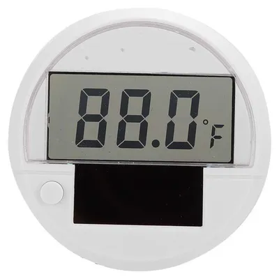 Immagine prodotto di Termometro per acquari, LED esterno per acquari, indicatore di temperatura ad alta precisione, trasmette energia solare, display digitale