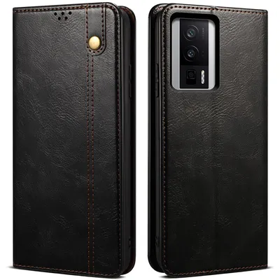 Obrázek produktu pro Pouzdro pro Xiaomi Poco F5 Pro / Redmi K60 / K60 Pro, kožené flip pouzdro peněženka s funkcí stojánku černé