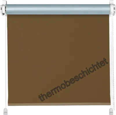 Produktbild von Klemmfix Thermorollo braun (BxH 55x150cm)