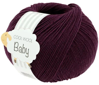Produktbild von Lana Grossa - Cool Wool Baby 0329 burgund