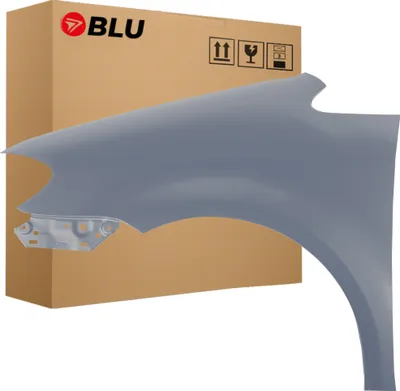 Produktbild von BLU Kotflügel Passend für Volkswagen Touran 1T2 LD7X Links Grau PlatinGrau | 2007-2010 | Vorderseite Vorne | Lackiert | Einbaufertig