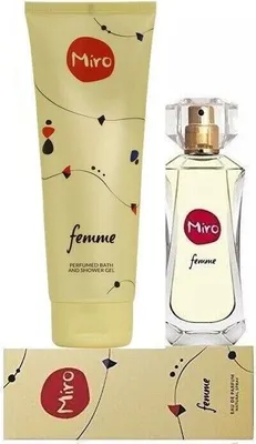 Produktbild von Miro FEMME 1x Eau de Parfum Spray 50 ml + 1 x Shower Gel 250 ml