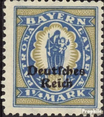 Produktbild von Briefmarken Deutsches Reich 1920 Mi 130 gestempelt Bayernabschied