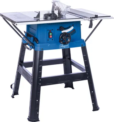 Image de Scheppach Scie circulaire de table HS254 | Moteur 2200 W | 5300 min-1 | Inclinable en continu 0 - 45° | Lame de scie Ø 254 mm | Hauteur de coupe maximale 85 mm