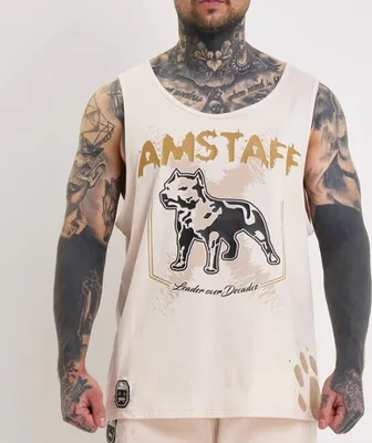 Immagine prodotto di Canotta da uomo Amstaff Kaldar Tanktop Creamwood - 2XL