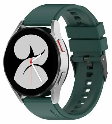 Produktbild von By Qubix passend für Garmin Venu / Sq / Sq2 / 2 plus - Silikon-Schnallenarmband - Grün
