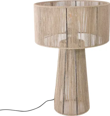 Image de Urban Interiors - Lampe de table Diro Jute 43 x 30, couleur naturelle