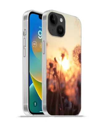 Produktbild von MuchoWow® Handyhülle Schutzhülle Hülle für Apple iPhone 14 - Softcase Löwenzahn - Sonnenuntergang - Frühling Silikon Softcase Handy Hülle - Mobiltelefonhülle