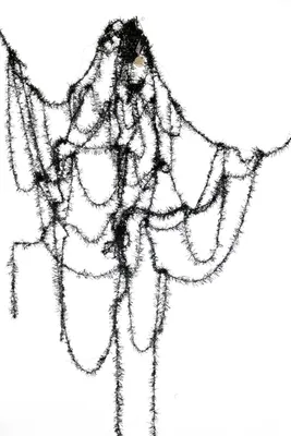 Produktbild von Halloween Dekoration - Spinnennetz leuchtend (240cm) Deko Spinne Spiderweb Lichterkette