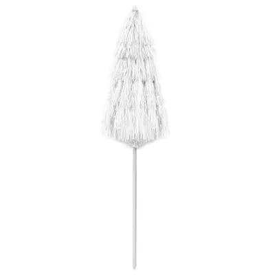 Image de vidaXL Parasol Hawaii blanc 180 cm