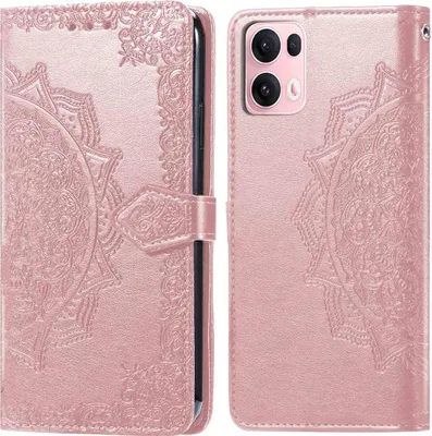 Zdjęcie produktu dla imoshion Mandala Bookcase dla Oppo Reno 13 Pro - Rosé Goud