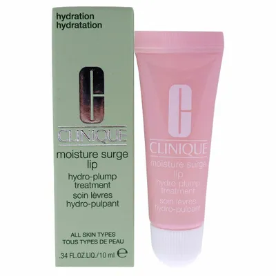Obrázok produktu pre Clinique Moisture Surge Lip Hydro-Plump Treatment, Balzam na pery, Bezfarebný, Ženy, Univerzálna pleť, Bambucké maslo, Hydratačné, Hydratačný, Zmäkčovadlo, Upokojujúci
