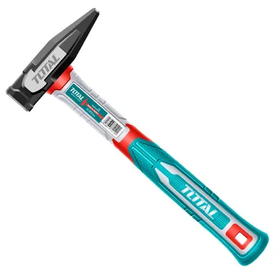 Produktbild von Schlosserhammer 300G mit gesenkgeschmiedetem Kopf aus wärmebehandeltem Kohlenstoffstahl und Fiberglasgriff