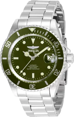 Immagine prodotto di Invicta Pro Diver 35690 Orologio da Uomo - Movimento Automatico - Acciaio Inossidabile con Quadrante Verde - 40 mm