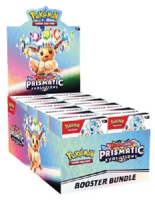 Zdjęcie produktu dla Pokemon Prismatic Evolutions Booster Bundle Display German