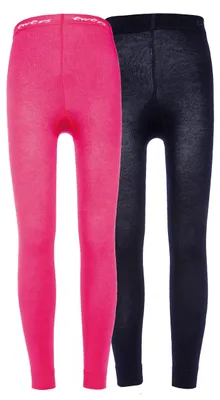 Immagine prodotto di EWERS, confezione da 2 leggings per bambini, tinta unita. Doppia confezione di leggings in cotone per bambine