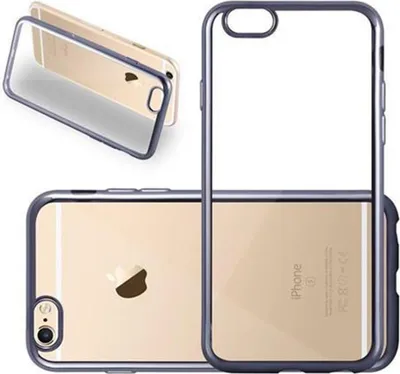 Produktbild von Cadorabo Hülle für Apple iPhone 6 / 6S Etui in Schwarz Schutzhülle Handyhülle TPU Silikon Cover Case