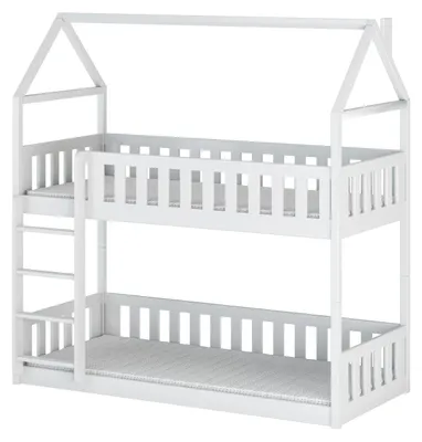 Obrázok produktu pre Drevená poschodová posteľ POLIN 80x160