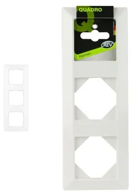 Zdjęcie produktu dla REV 3-krotna ramka biała 0236830104 (0236830104)
