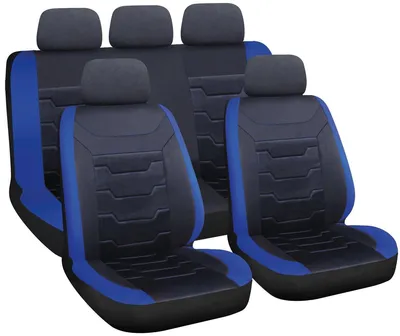 Obrázok produktu pre Sada poťahov sedadiel Pilot drift čierna a modrá pre auto