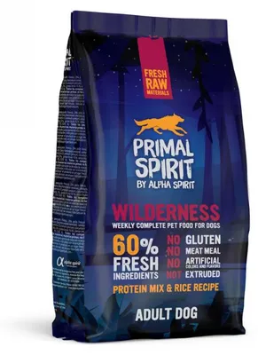 Obrázek produktu pro PRIMAL SPIRIT Wilderness suché krmivo pro psy, vepřové, kuřecí, ryby, 1 kg