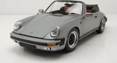 Produktbild von Minichamps 100063034 Porsche 911 Carrera 3.2 Cabrio 1983 grau metallic 1:18