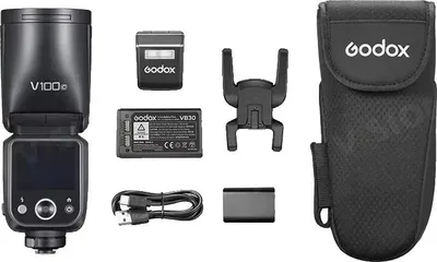 Produktbild von Blitz, TTL-Technologie, Hochgeschwindigkeits-Synchronisation, V100, für Fuji
