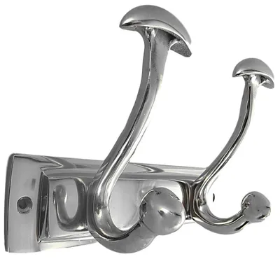 Produktbild von Garderobe Wandhaken Kleiderhaken Garderobenhaken Aluminium 20cm Art-Deco-Stil