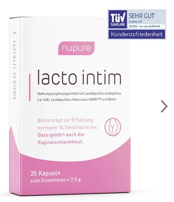Produktbild von Lacto Intim oral Probiotikum bei bakt.Vaginose 20 St