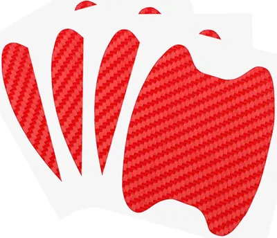 Productafbeelding van 4 stuks universele carbonfiber-folie voor autodeuren, stickers om krassen te voorkomen