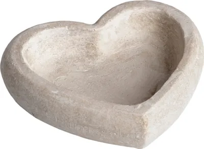 Image de Hill Interiors - Vaisselle, cœur, faïence HI2303 (taille unique) (Crème)