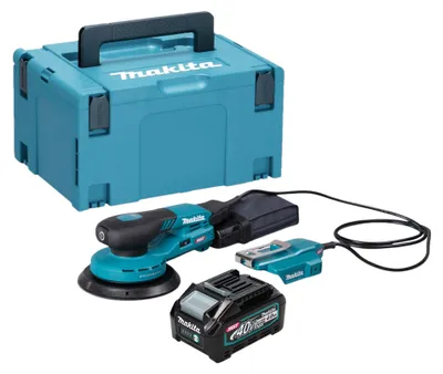 Zdjęcie produktu dla Makita BO 004 CGM101 Akumulatorowa szlifierka oscylacyjna 40 V maks. 150 mm skok 3,0 mm Bezszczotkowa + 1x akumulator 4,0 Ah + Makpac - bez ładowarki